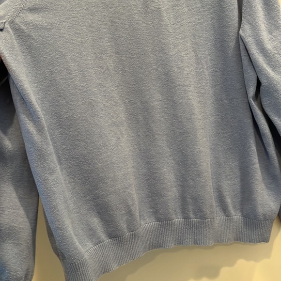 Vineyard Vines - Men’s 1/4 zip sweater. Sweatshirt.  size XL.  Light blue - Picture 5 of 12